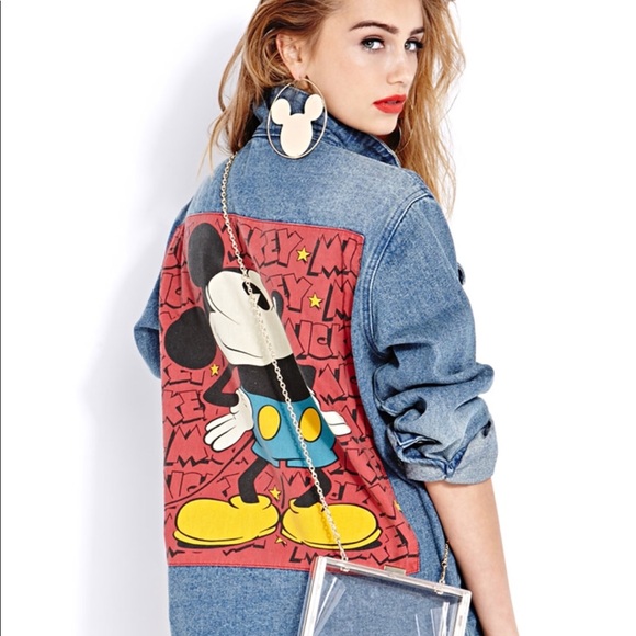 mickey mouse jean jacket